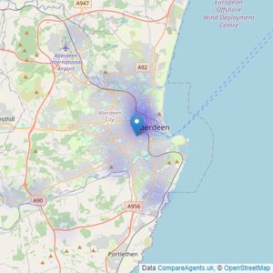 McEwan Fraser Legal - Aberdeen listings heatmap