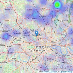 McHugh & Co - London listings heatmap