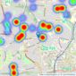 McHugo Homes - Birmingham listings heatmap