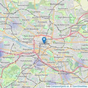 McKirdy Estate Agents - Glasgow listings heatmap