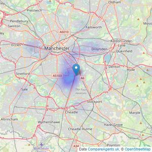 MCR Move - Manchester listings heatmap