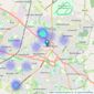 ME And You Estate Agents - Cheltenham listings heatmap