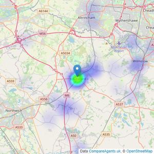 Meller Braggins - Knutsford listings heatmap