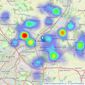 Merryweathers - Rotherham listings heatmap