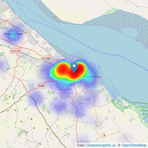 METEOR HOMES - Grimsby listings heatmap