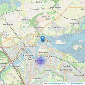 MHS Homes Private Rent - Chatham listings heatmap