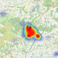 Michael Brooker - Crowborough listings heatmap