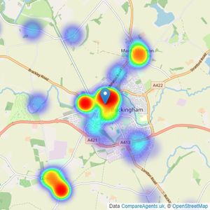 Michael Graham - Buckingham listings heatmap