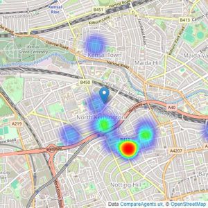 Michael Graham - Kensington & Chelsea listings heatmap