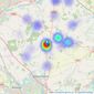 Michael Graham - Olney listings heatmap