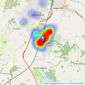 Michael J Chapman - Alderley Edge listings heatmap