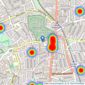 Michael Naik - London listings heatmap