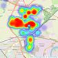 Michael Poole - Billingham listings heatmap