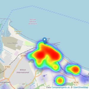 Michael Poole - Redcar listings heatmap