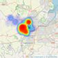 Michael Poole - Stockton On Tees listings heatmap