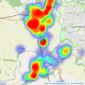 Michael Poole - Yarm listings heatmap