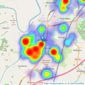 Michael Tuck Estate & Letting Agents - Quedgeley listings heatmap