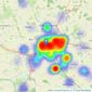 Michaels Property Consultants Ltd - Braintree listings heatmap