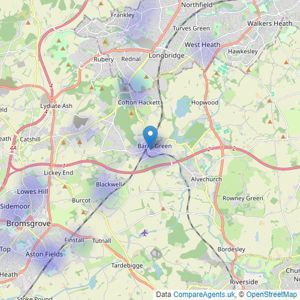 Michelle & Co - Barnt Green listings heatmap