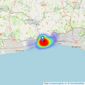 Middleton Estates - Shoreham-By-Sea listings heatmap