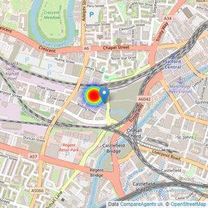 Middlewood Locks KLM Ltd listings heatmap