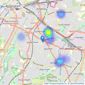 Midland Housing Ltd - Birmingham listings heatmap