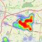 Mike Dobson - Garforth listings heatmap