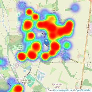 Mike Dobson - Kippax listings heatmap