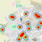 Mike Dobson - Sherburn-In-Elmet listings heatmap