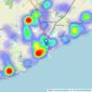 Mike Vincent & Son - Clacton On Sea listings heatmap