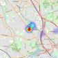 Mile - Colindale listings heatmap