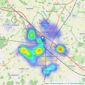 Miles & Barr - Ashford listings heatmap