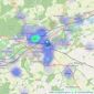 Miles & Barr Exclusive - Canterbury listings heatmap