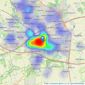 MILES BYRON - Swindon listings heatmap