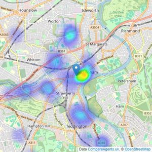 Milestone & Collis - Heath Road listings heatmap