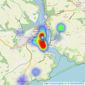 Millard Cook - Dartmouth listings heatmap