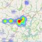 Miller Countrywide - Truro listings heatmap