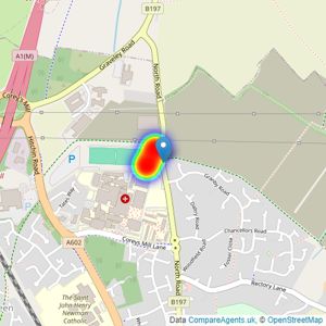 Miller Homes Midlands listings heatmap