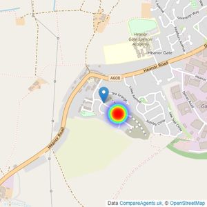 Miller Homes Midlands listings heatmap