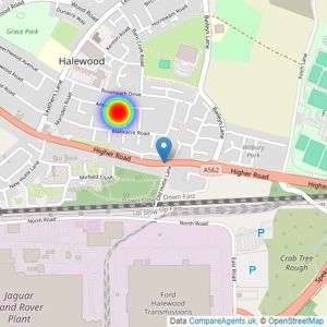 Miller Homes North West listings heatmap