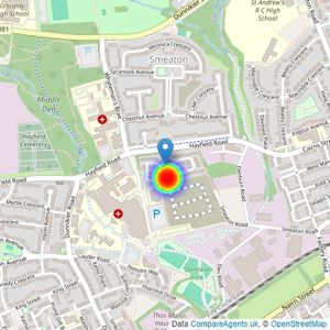 Miller Homes Scotland East listings heatmap