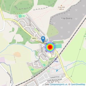 Miller Homes Scotland West listings heatmap