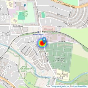 Miller Homes Scotland West listings heatmap