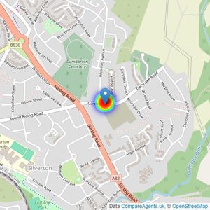 Miller Homes Scotland West listings heatmap