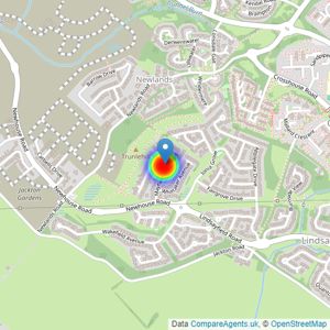 Miller Homes Scotland West listings heatmap