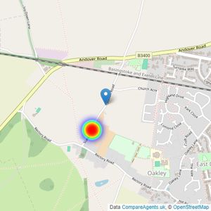 Miller Homes Southern listings heatmap