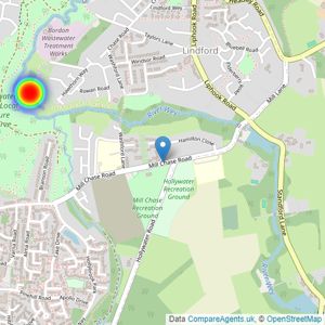 Miller Homes Southern listings heatmap