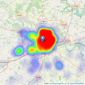 Minors & Brady - Unthank Road, Norwich listings heatmap