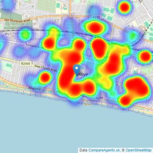 Mishon Mackay - Hove listings heatmap