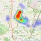 Mishon Mackay - Hurstpierpoint listings heatmap